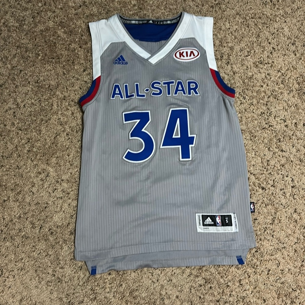 Giannis Antetokounmpo 2019 All Star jersey stitched